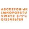 Trend Enterprises Orange 4 Casual Uppercase Ready Letters, PK6 T475 - alternate 2